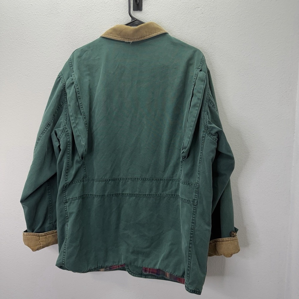 Vtg American Eagle Mens Barn Chore Coat Jacket S Corduroy Button 90's Grunge S - Picture 3 of 6